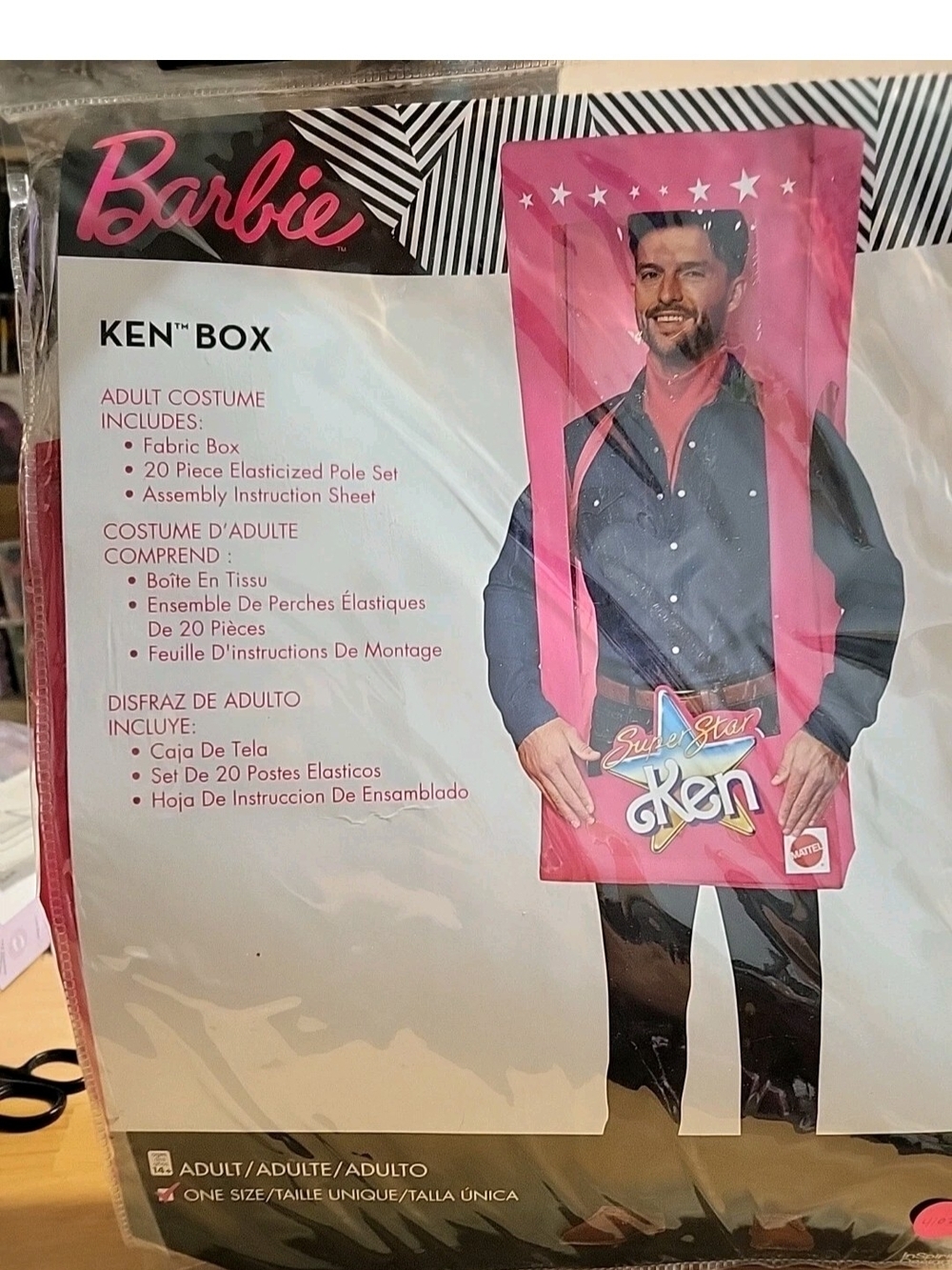 Barbie Ken Box Adult Costume One Size #4102